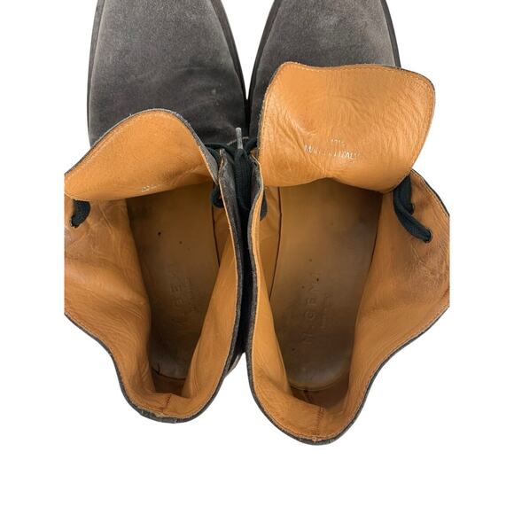 M. Gemi Italy Suede Chukka Boots Ankle Gray Size 42.5 Mens - Picture 6 of 14